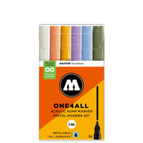 Molotow ONE4ALL 127HS Pastel Modern Set | 6 stk 2mm