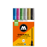 Molotow ONE4ALL 127HS Metallic Set | 6 stk 2mm