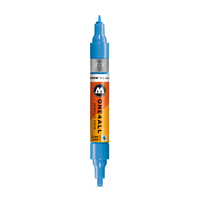 Molotow ONE4ALL Acrylic Twin Marker | 1,5 - 4mm | Grasshopper | 221