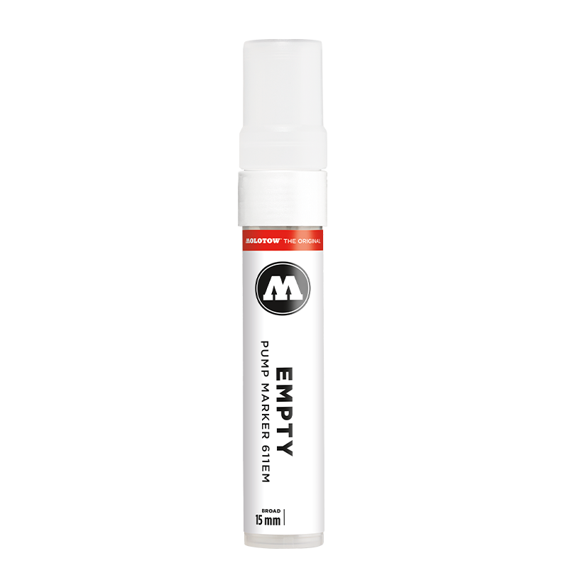 Molotow Empty 611EM Pump Marker | 15mm