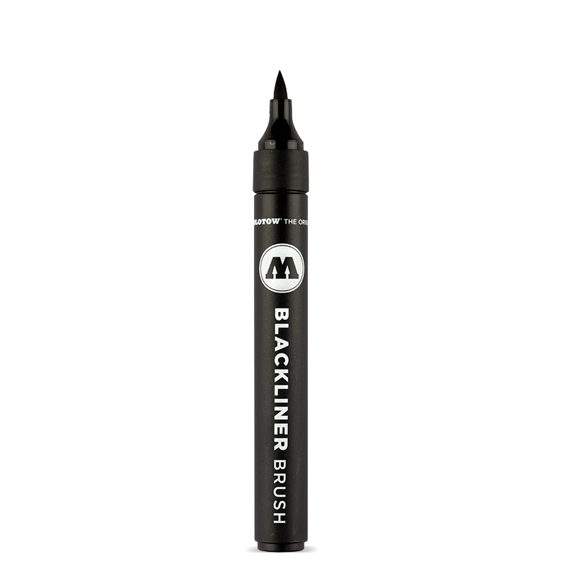 Molotow Blackliner Brush Pen + Refill 30ml