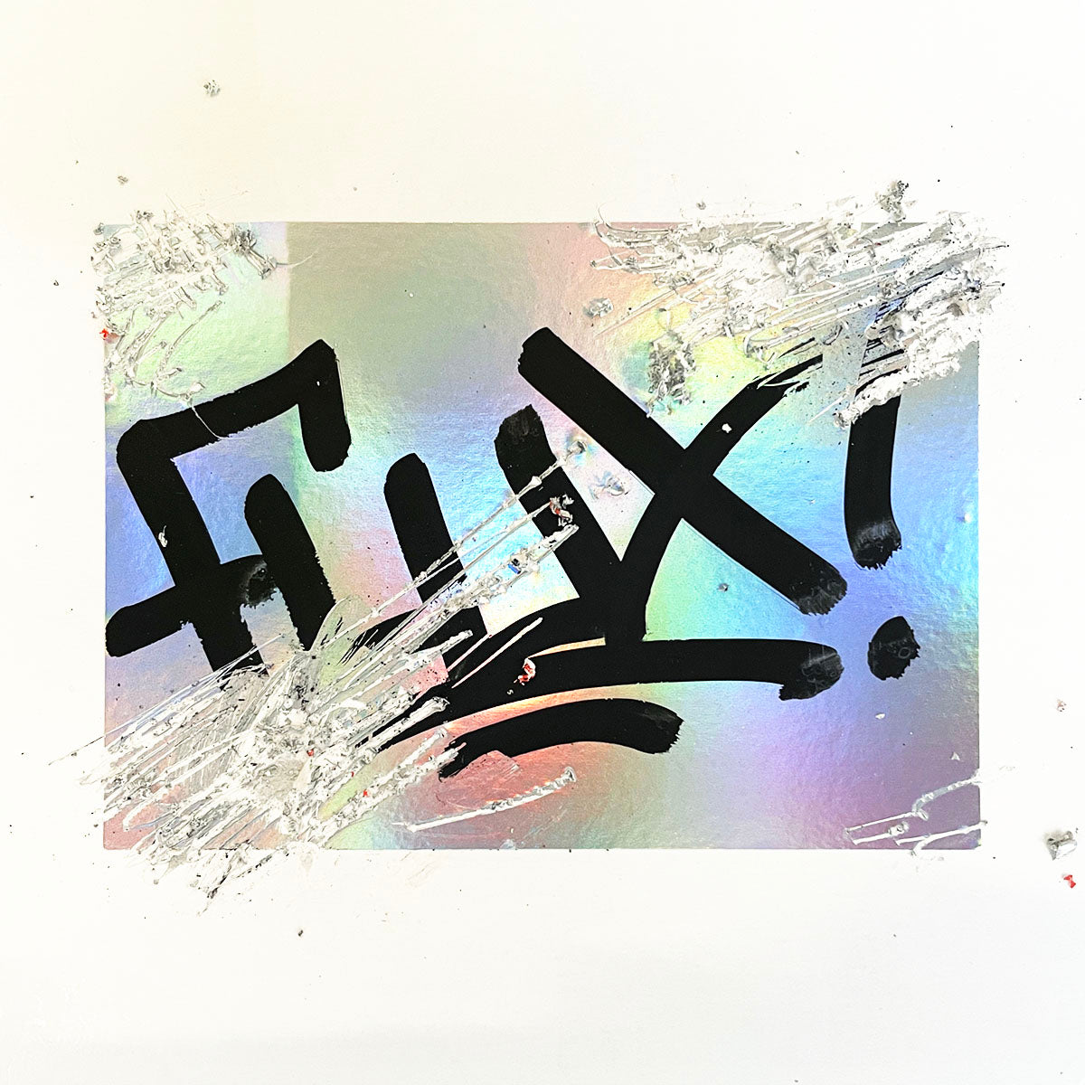 FLUX Hologram Eggshell Stickers | 50 stk