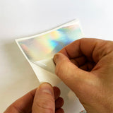 FLUX Hologram Eggshell Stickers | 50 stk