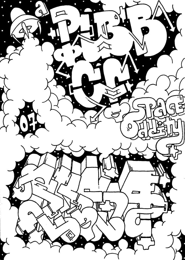 Graffiti Coloring Book Malebog | Vol. 1