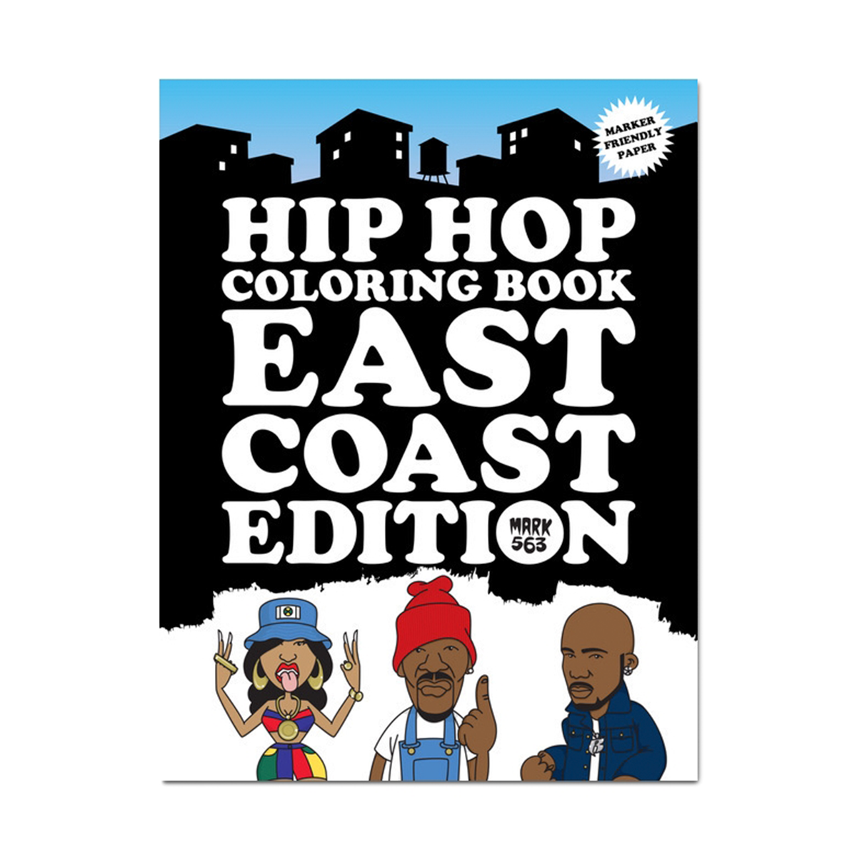 Hip Hop Coloring Book Malebog | East Coast Edition