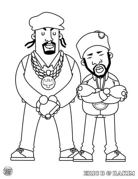 Hip Hop Coloring Book Malebog