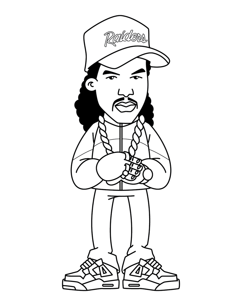 Hip Hop Coloring Book Malebog | West Coast Edition