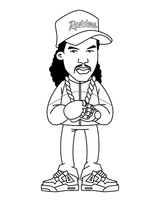 Hip Hop Coloring Book Malebog | West Coast Edition