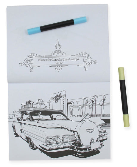 Lowrider Coloring Book Malebog