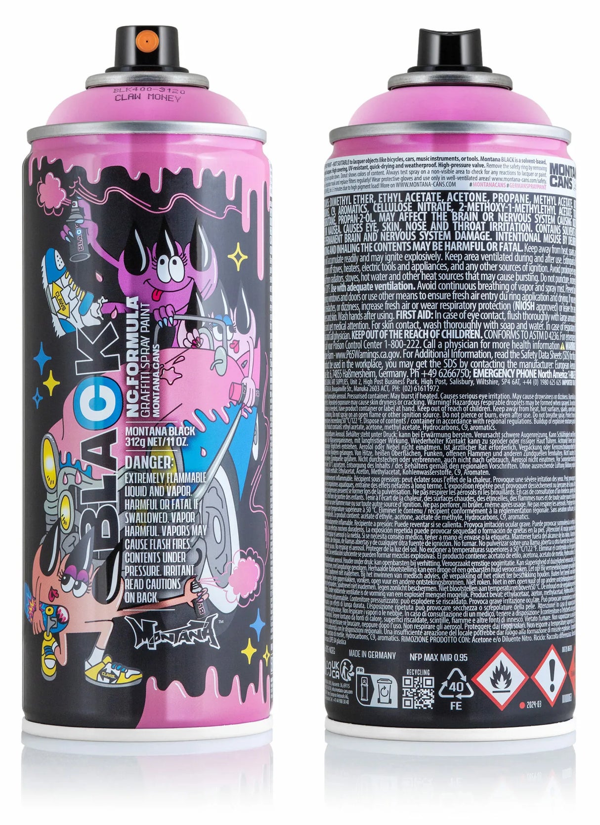 Montana Black // Claw Money 3120 Pink Cadillac Limited Can | 400ml