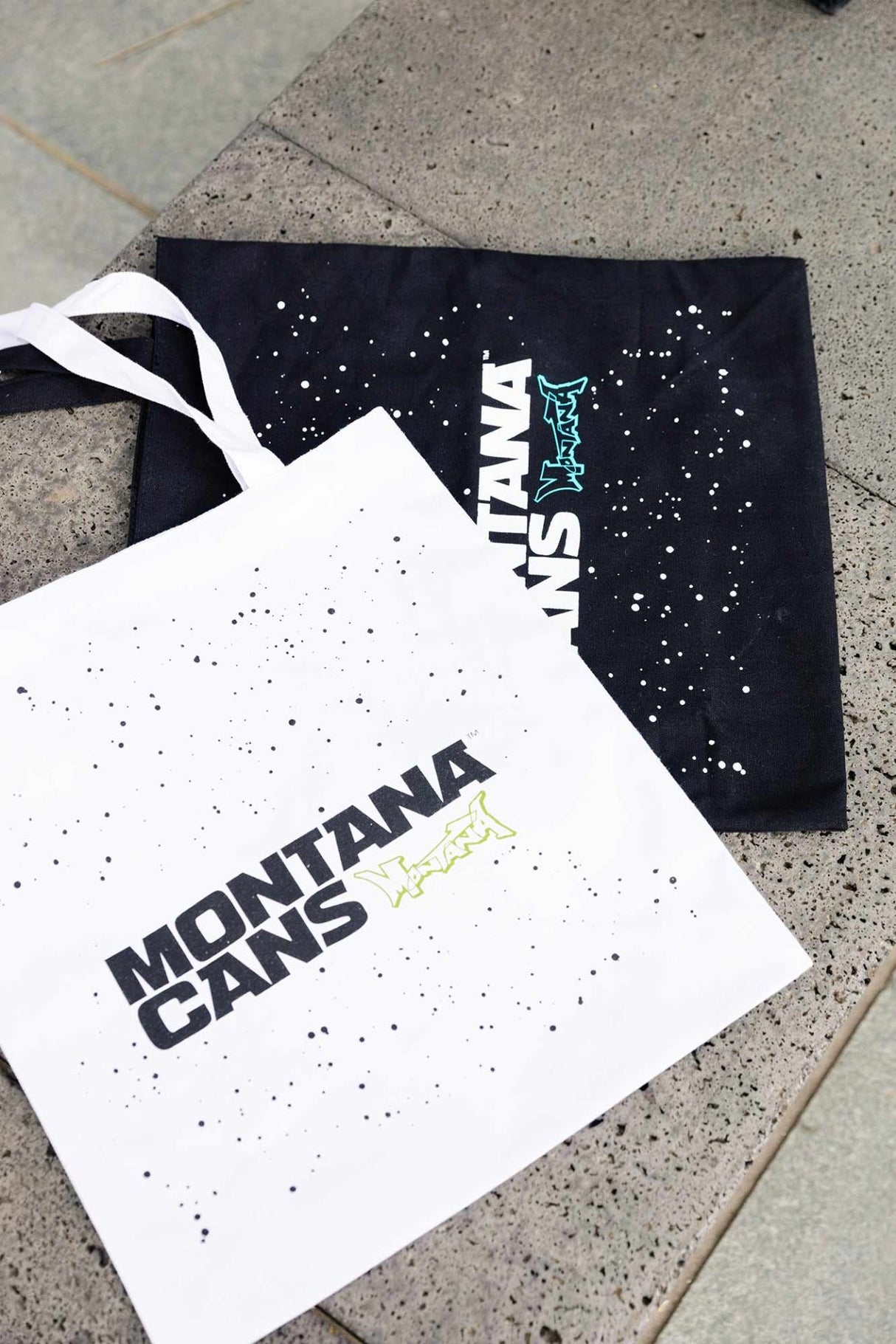 Montana Bag Cotton Net | Stars White