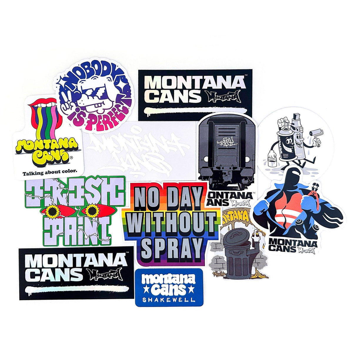 Montana Sticker Set 3 | 12 stk