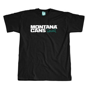 Montana Typo Logo T-Shirt | Black