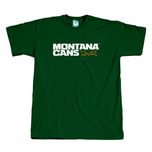 Montana Typo Logo T-Shirt | Green