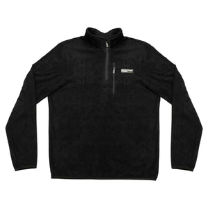 Montana Zip Fleece Pullover | Black