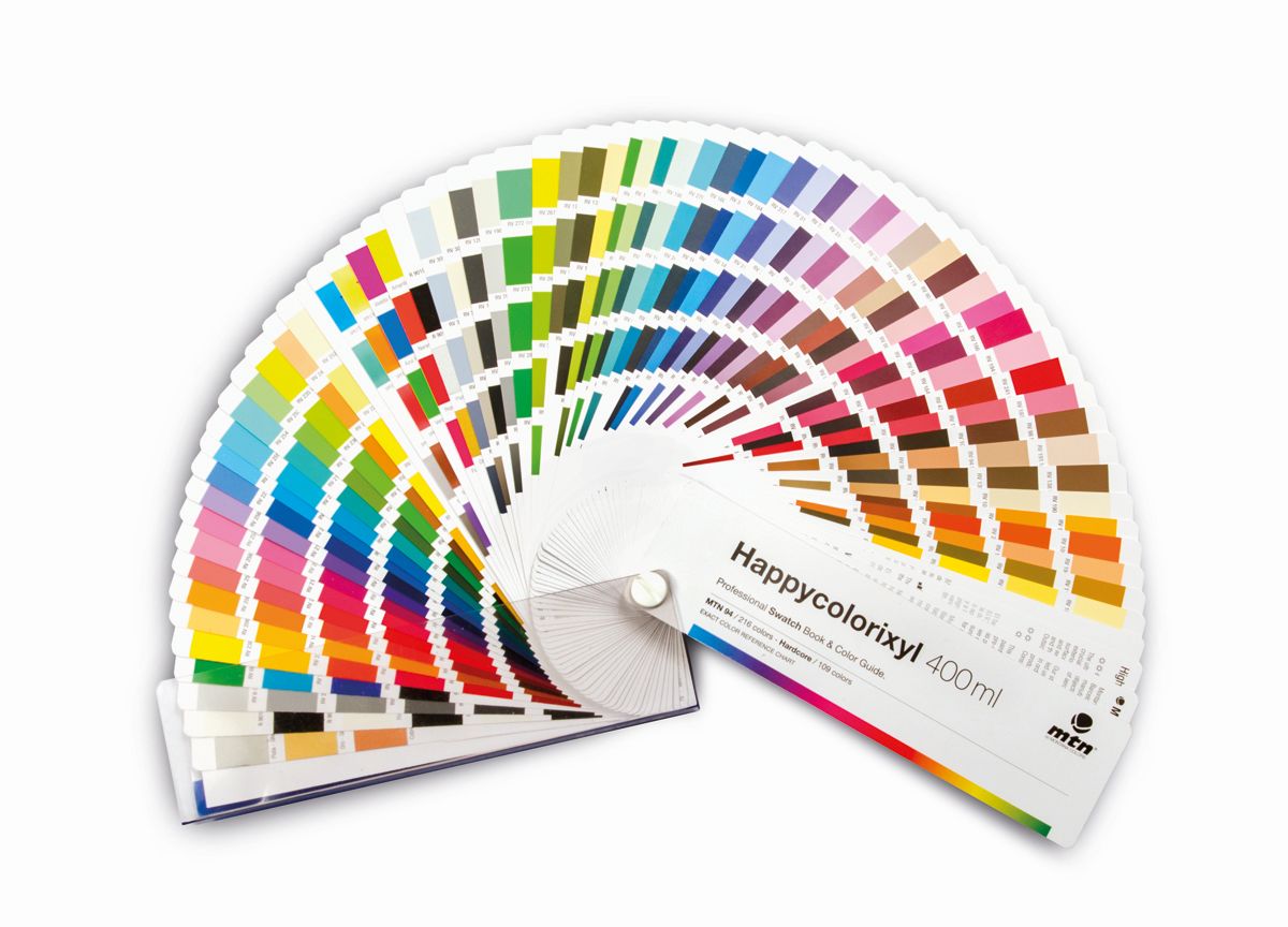 MTN Professional Swatch Book & Colour Guide I Farvekort