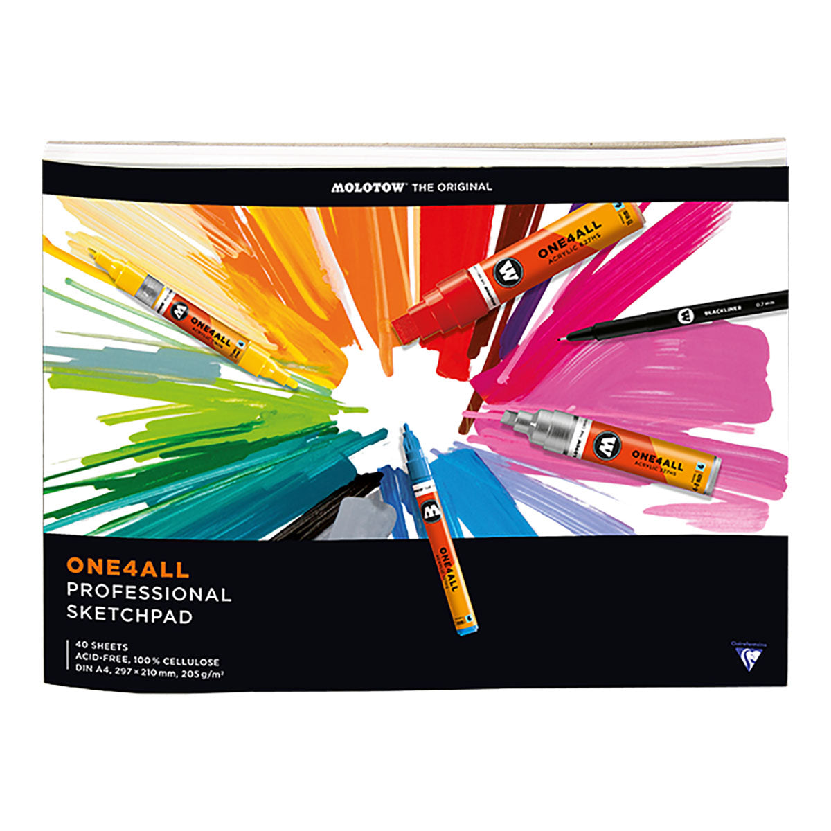 Molotow ONE4ALL Professional Sketchpad | A4 Landscape