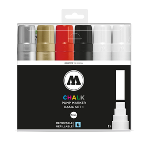 Molotow Chalk Pump Marker Basic Set 1 | 15mm