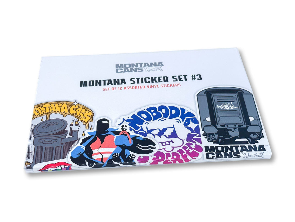 Montana Sticker Set 3 | 12 stk