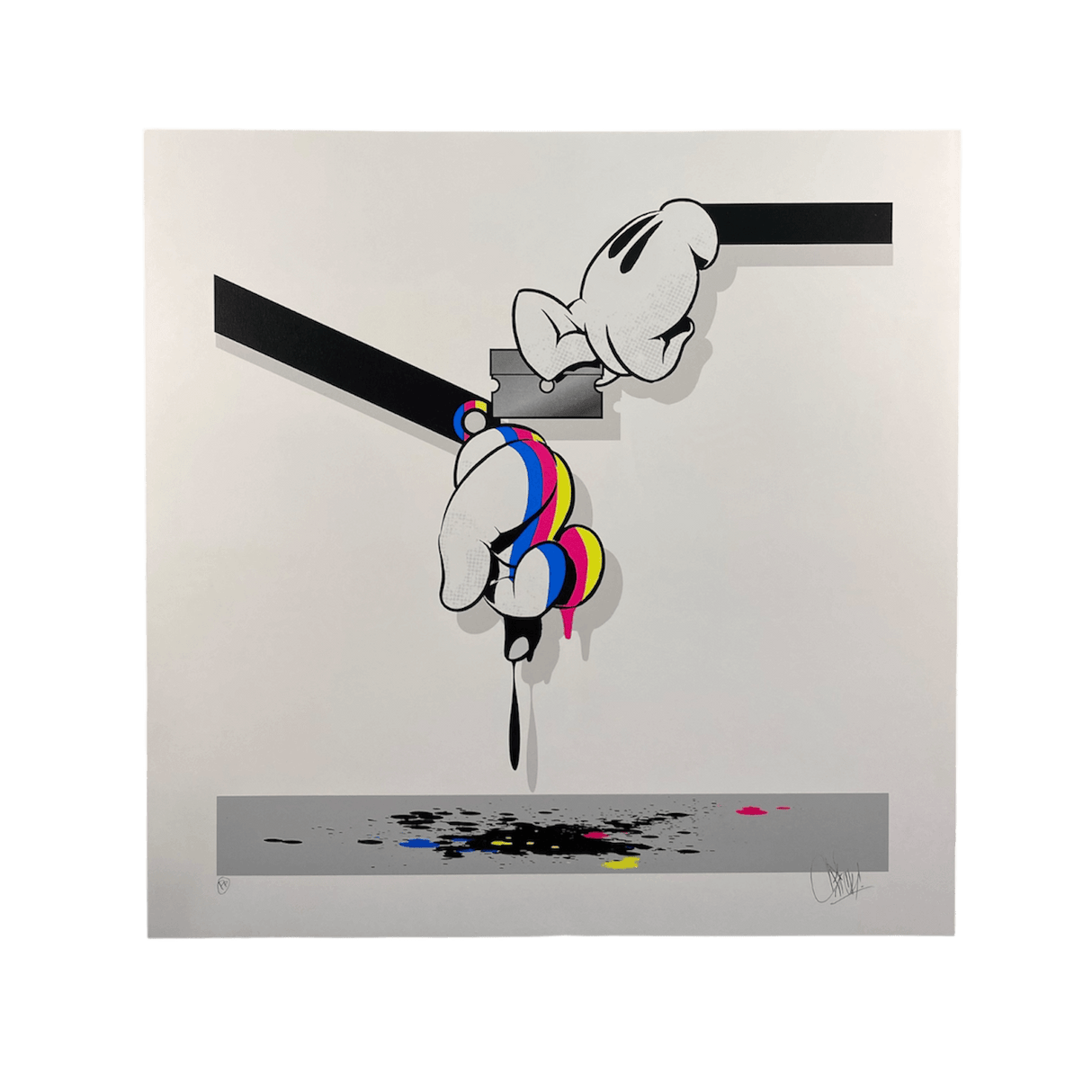 OG Slick - CMY Cutter, Signeret Print (61 x 61cm)