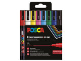 POSCA PC-3M Marker Set | 8 stk Standard