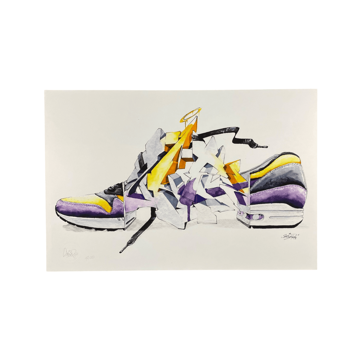 SKENAR73 - Sneaker, Print (57 x 48cm)