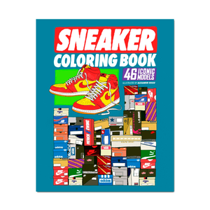 Sneaker Coloring Book Malebog