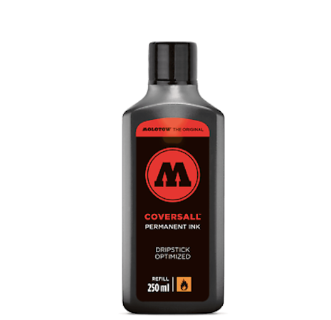 Molotow COVERSALL Optimized Refill Ink | 250ml Sort