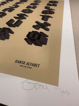 STORM - Dansk Alfabet, Print (A2)
