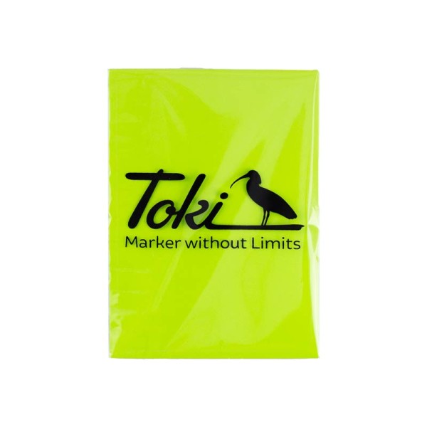 Toki Cracker Stickers | 50 stk Neon Yellow