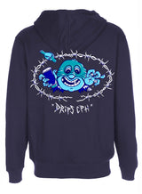 DRIPS CPH - Spray Away Zip Hoodie | Navy