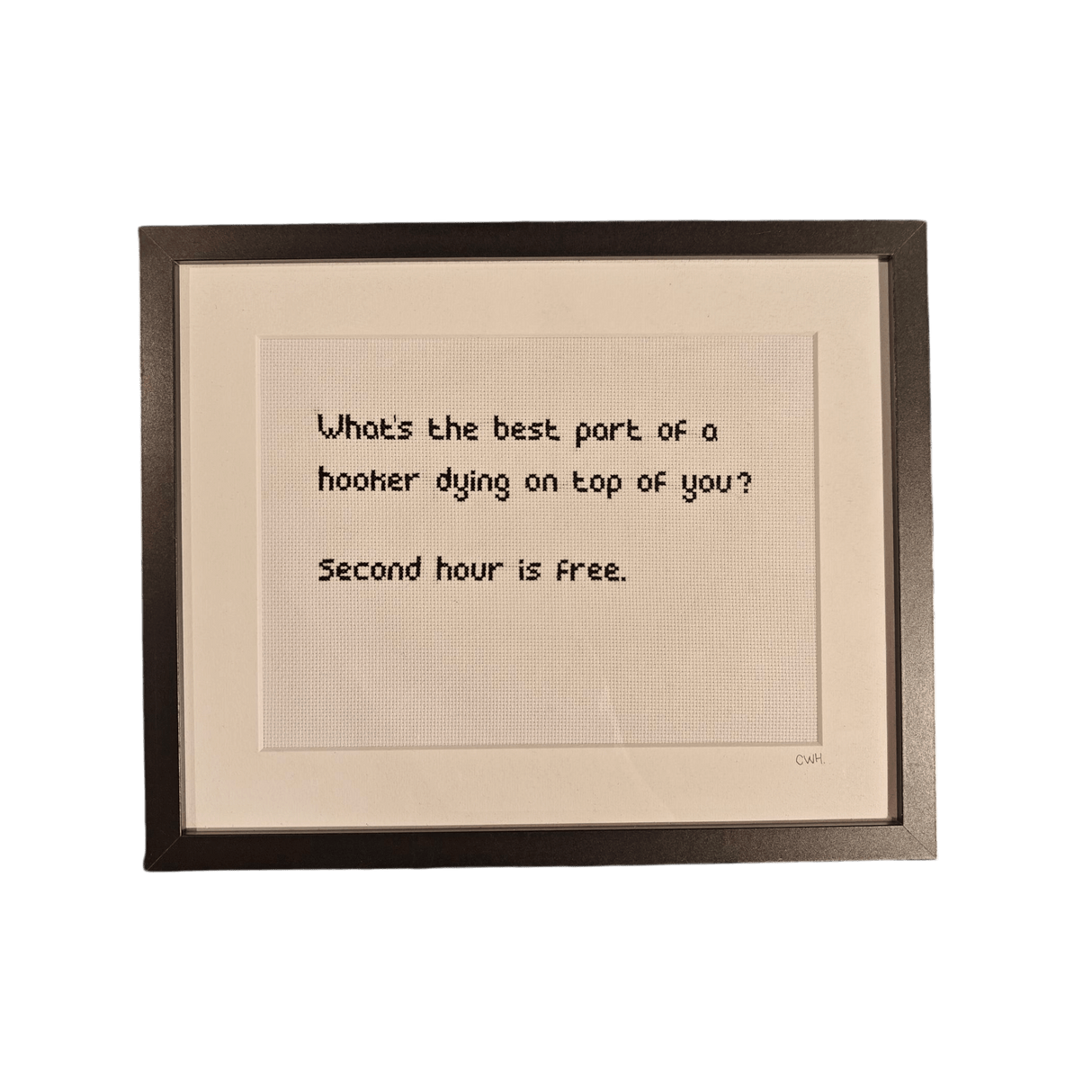 Craftedwhilehigh - The Best Part | Broderi (32 x 26cm)