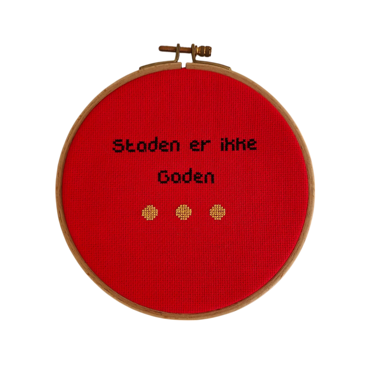 Craftedwhilehigh - Staden | Broderi (17cm)