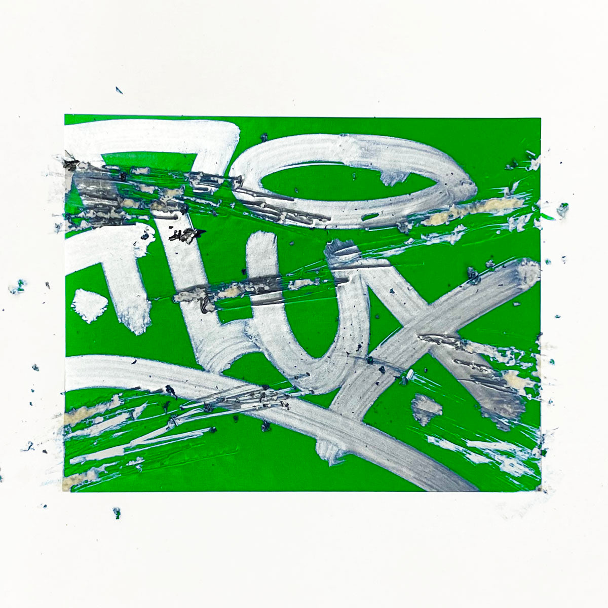 FLUX Green Eggshell Stickers | 50 stk