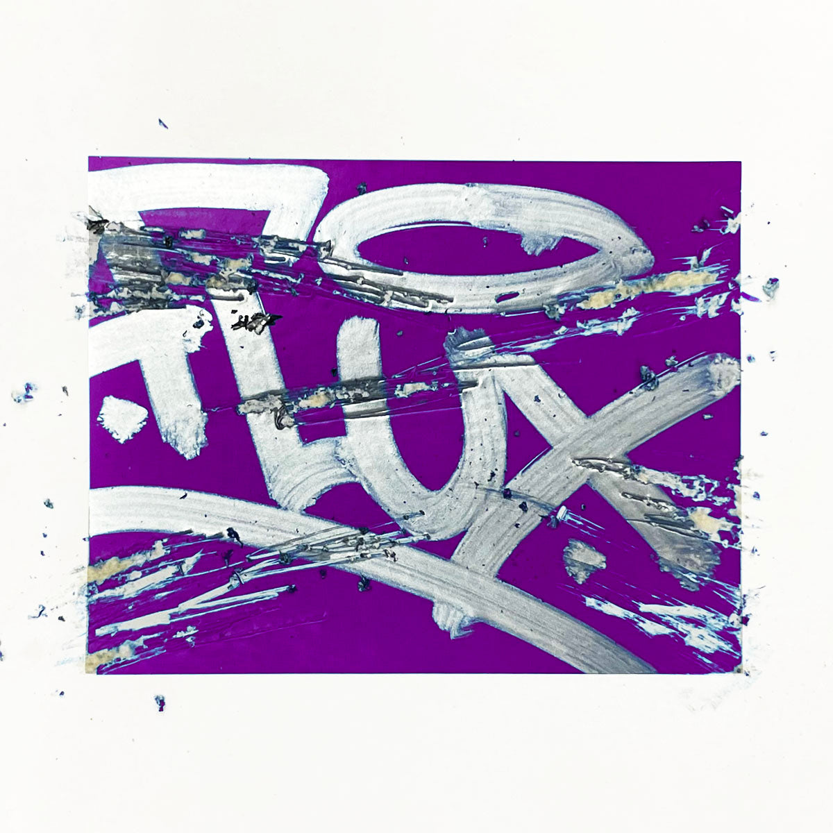 FLUX Purple Eggshell Stickers | 50 stk