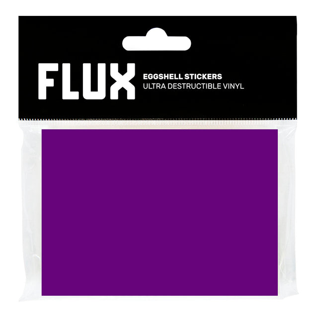 FLUX Purple Eggshell Stickers | 50 stk