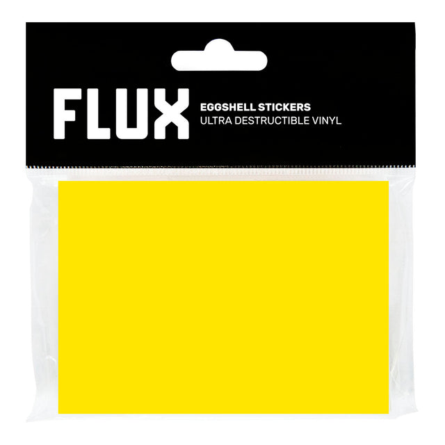 FLUX Yellow Eggshell Stickers | 50 stk