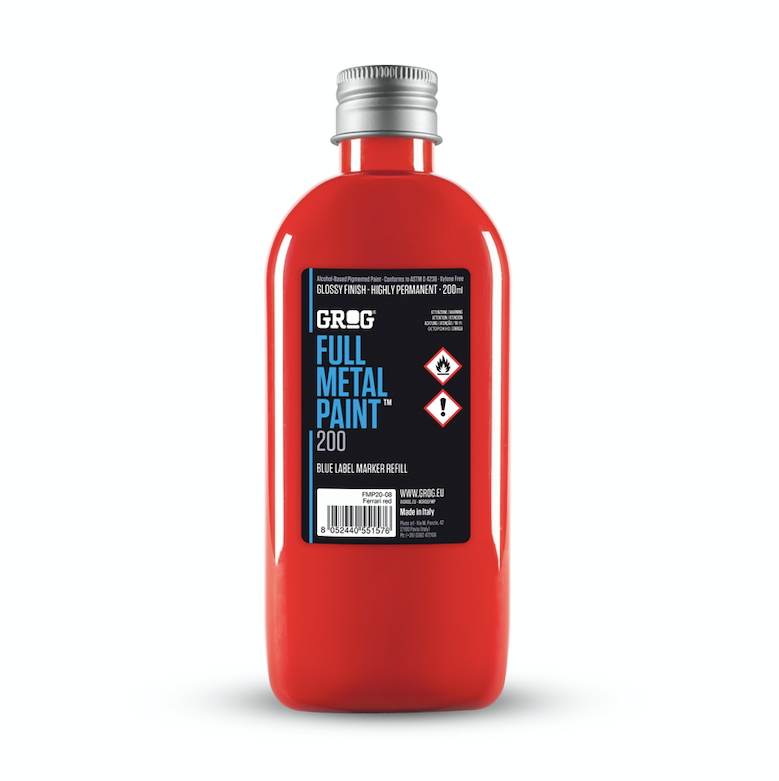 GROG Full Metal Paint Refill | 200ml | Jellyfish Fuchsia | FMP20-19