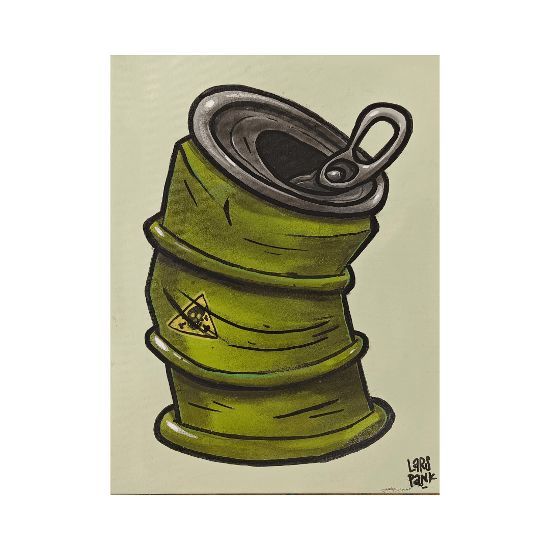 Lars Pank - Dåse 2, Maleri (30 x 40cm)