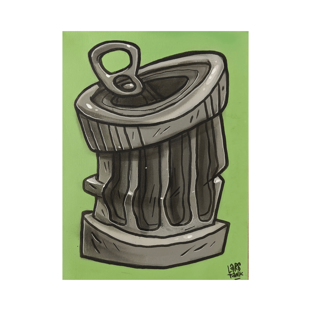 Lars Pank - Dåse 3, Maleri (30 x 40cm)