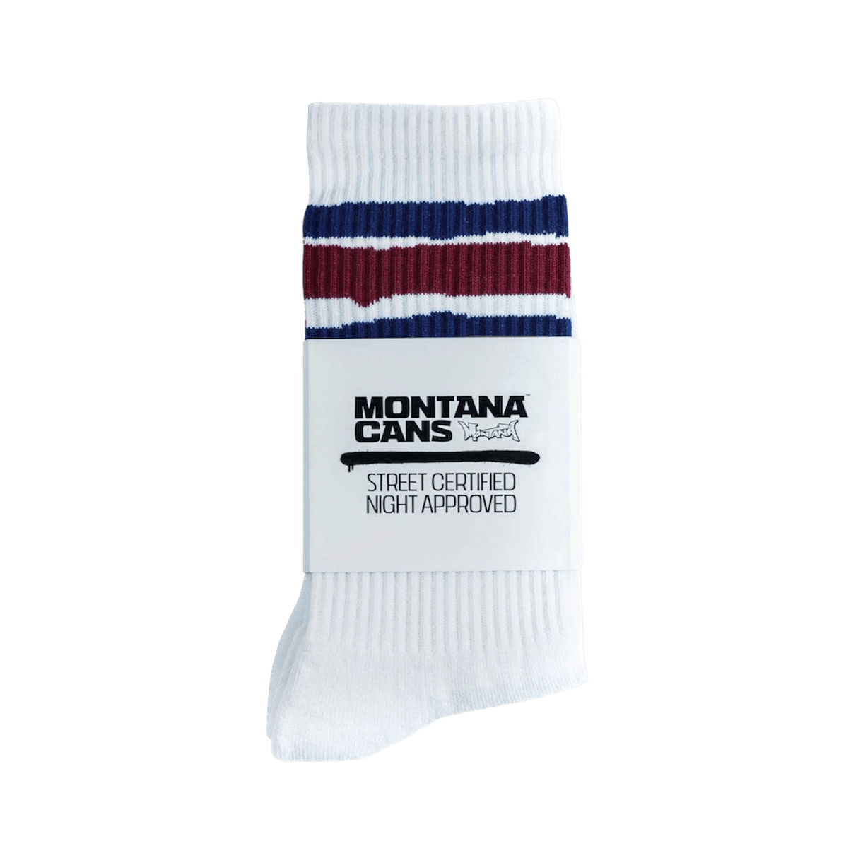Montana Socks Stripes White 43-46
