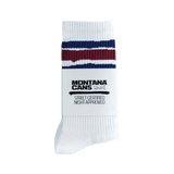 Montana Socks Stripes White 43-46