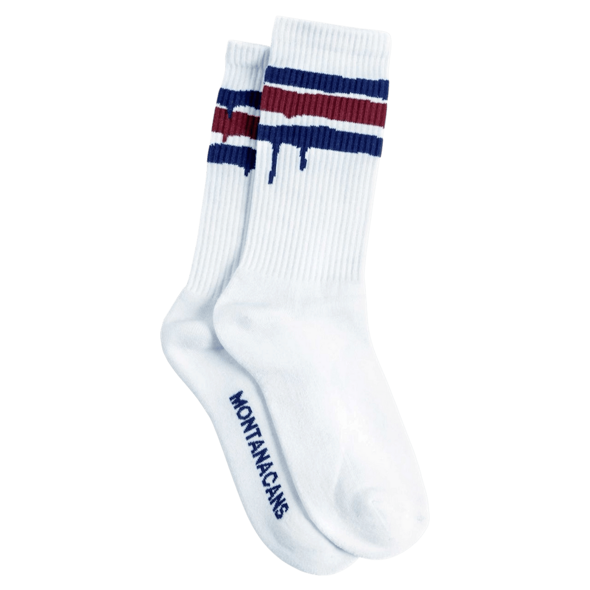 Montana Socks Stripes White 43-46