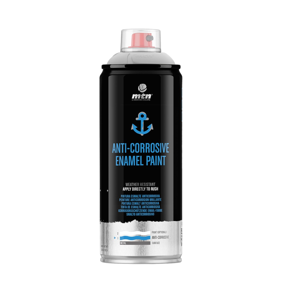 MTN PRO Anti-Corrosive Enamel Paint 400ml | White