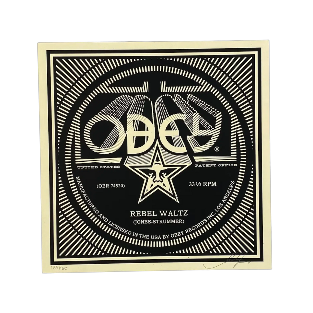 OBEY - OBEY Records 3, Print (30 x 30cm)