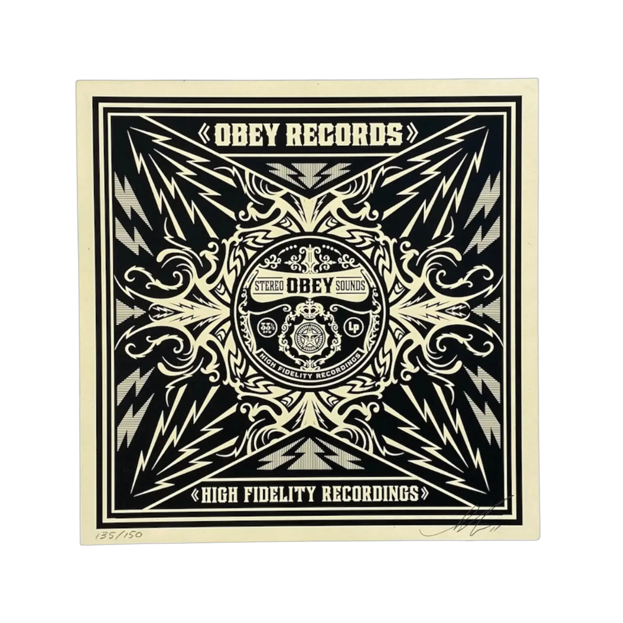 OBEY - OBEY Records 4, Print (30 x 30cm)