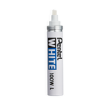 Pentel White X100-W Marker | 5mm Chisel