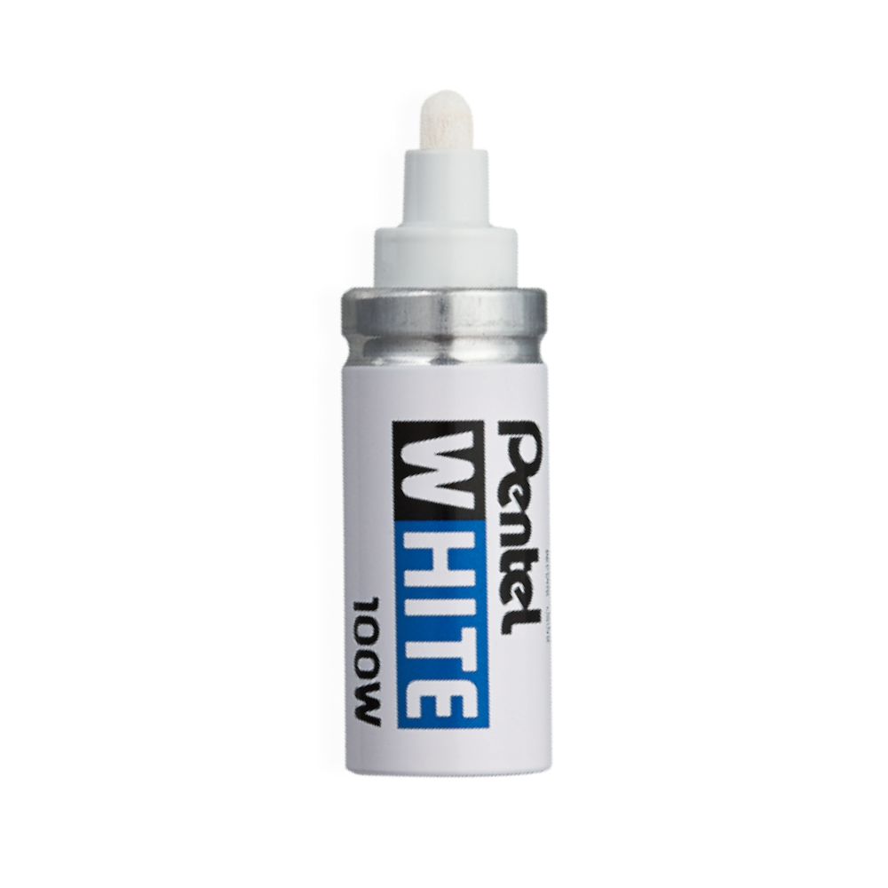 Pentel White X100-W Marker | 6,5mm