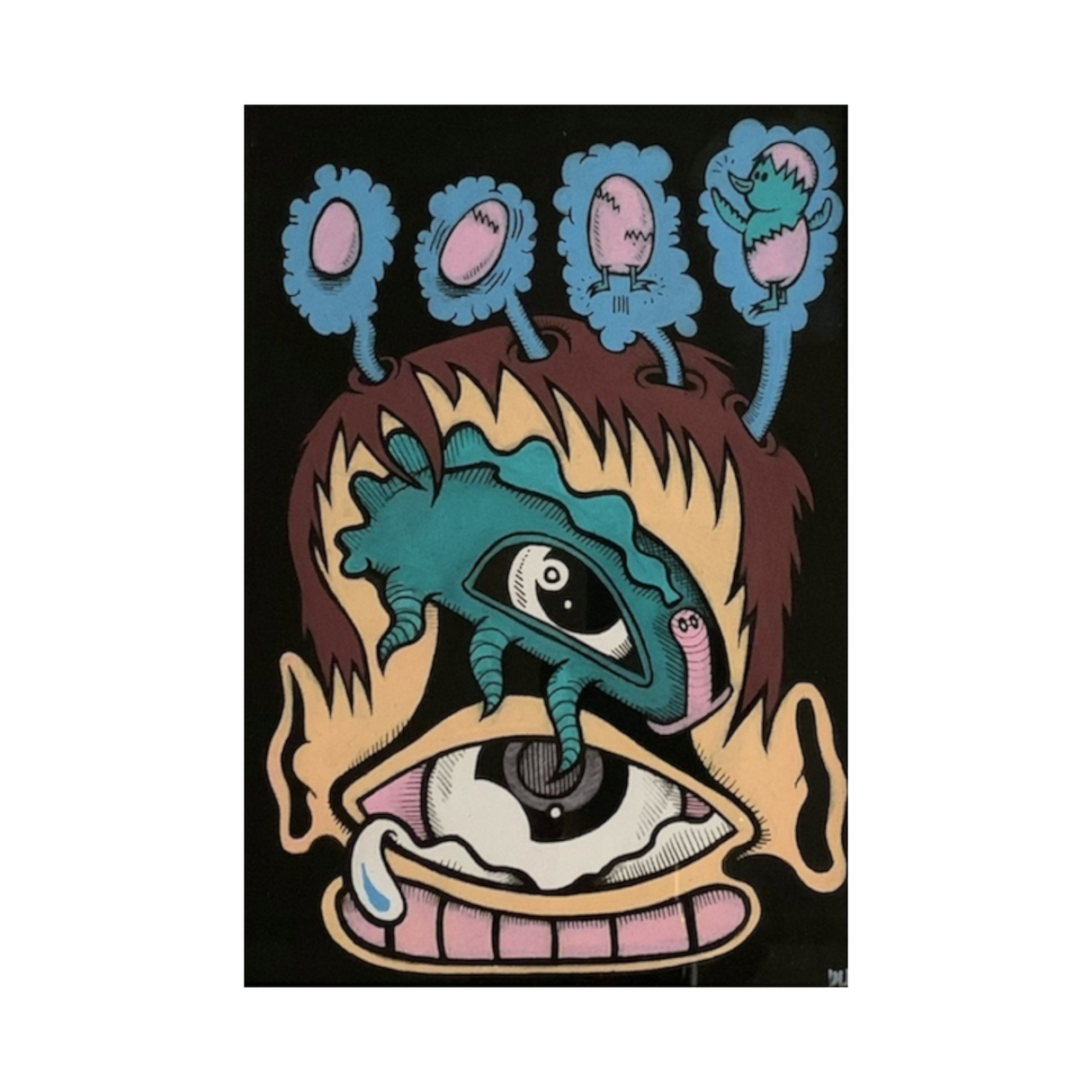 Peter Hvid Kromann - 12, Maleri (A5)