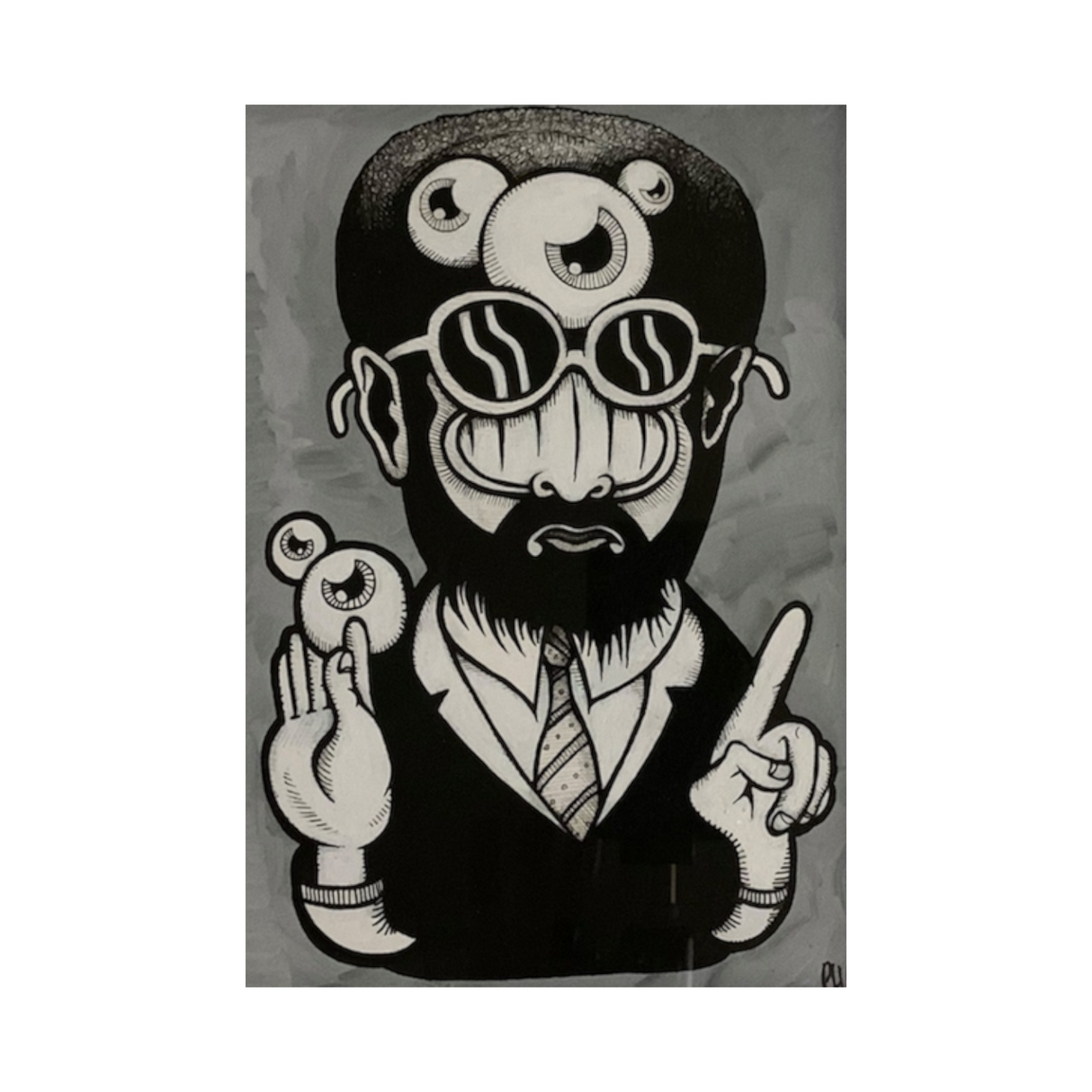 Peter Hvid Kromann - 13, Maleri (A5)